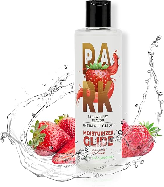 Water-Based Lube Fun/Flavoured Lubricant Lube for Men, Women and Couples, Made Without Added Sugar, 8 fl oz(Sexy Strawberry)