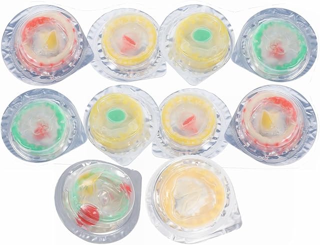GALPADA Gifts 10pcs Colorful Flower Condoms Safe Sleeve Adult Sex Life Supplies Ultra- Thin Health Products (Small Flower)