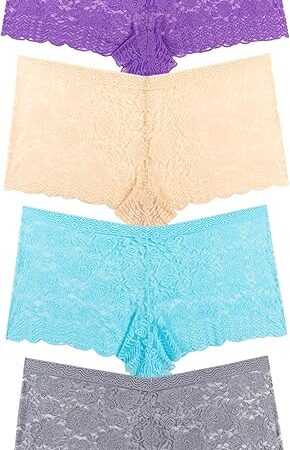 Womens Cotton G-String Thong Panties Lace Sexy T Back UnderwearColors May Vary
