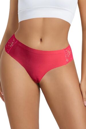 G String Thongs For Women Lace Panties No Show Underwear Sexy Lingerie