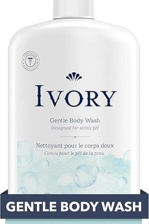 Ivory Body Wash, Designed for the Whole Family, Gentle Formula, Free of Dyes Heavy Perfumes Parabens Phthalates & Silicones, Original Scent, 35 oz
