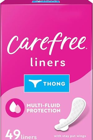 Carefree Thong Regular 49 Count Unscented Liner