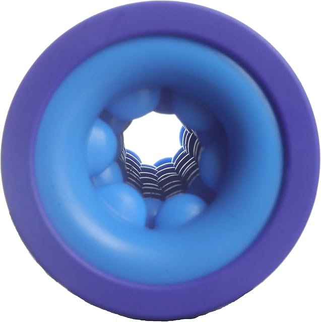 Get Lucky Quickies Male Masturbator - S.Y.D.I.T. - Heavily Ribbed and Textured Tunnel, Waterproof Stroker, Easy to Clean, Double-Ended Design