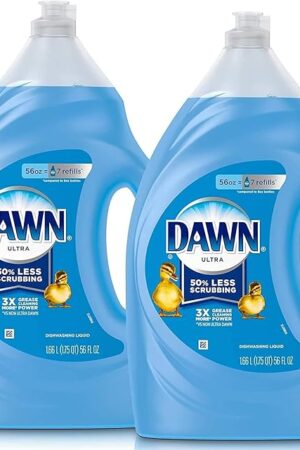 Dawn Dish Soap Ultra Dishwashing Liquid, Dish Soap Refill, Dish Detergent Liquid, Original Scent, 56 Fl Oz (Pack of 2)