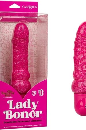 CalExotics Naughty Bits Lady Boner Bendable Personal Vibrator