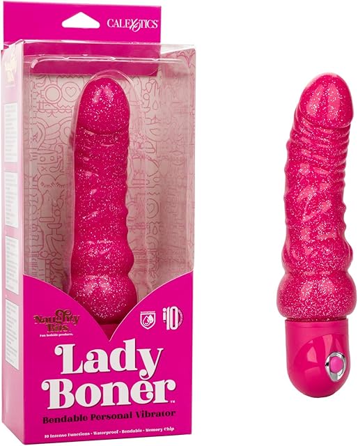 CalExotics Naughty Bits Lady Boner Bendable Personal Vibrator