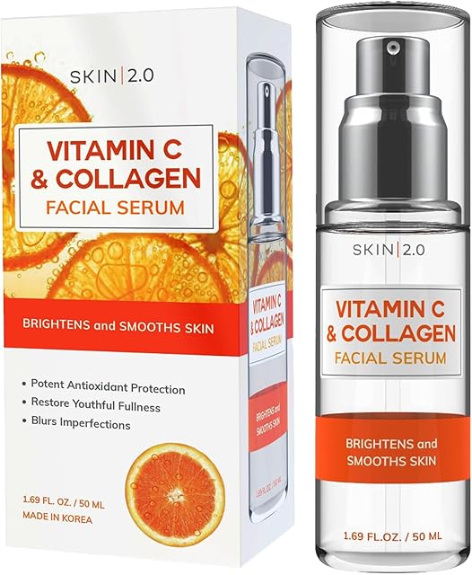 Vitamin C Serum - Dermatologist Tested, Anti-Aging & Dark Spot Remover - Brightening, Clean Beauty, Cruelty-Free, Korean Skincare for Glass Skin, All Skin Types - 169 Fl oz