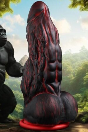 3'' Diameter Animal Huge Thick Dildo, 10 Inch Big Realistic Monster Dildos with Strong Suction Cup, Silicone Giant Dildos Thick Anal Dildo Adult Sex Toys for Gay Female Masturbation