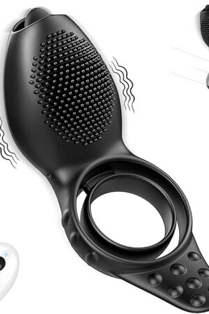 Vibrating Cock Ring,Silicone Pleasure Penis Ring Vibrator Couples Adult Sex Toys9 Vibrations Male Couple Sex Toy Clitoris VibratorCock Rings Vibrators for Couple