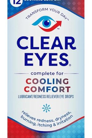 Clear Eyes Cooling Comfort Relief Eye Drops, 0.5 Fl Oz
