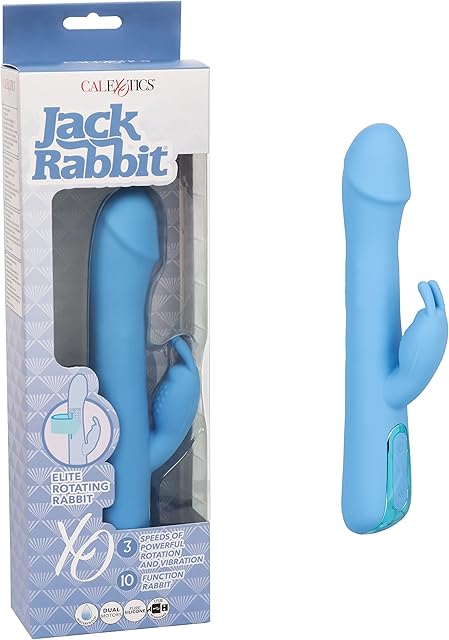 CalExotics Jack Rabbit Elite Rotating Rabbit Vibrator - SE-0615-10-3