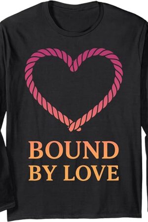 Kinky BDSM Bondage Shibari Rope Fetish Art Long Sleeve T-Shirt