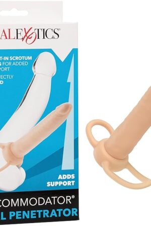 CalExotics Novelties Accommodator Dual Penetrator, Ivory