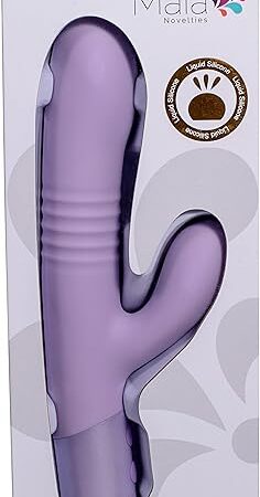 AYLA Liquid Silicone Rechargeable Dual Motor Thrusting Rabbit Vibrator