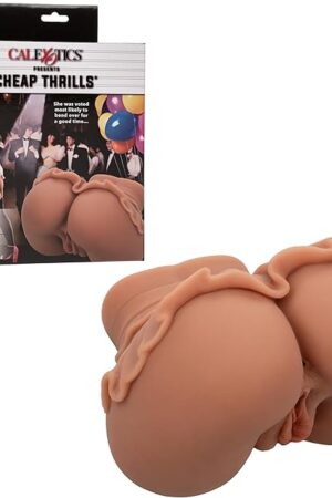CalExotics Cheap Thrills The Homecoming Queen Male Masturbator, Dual Entry Stroker with Closed End Superior Suction - SE-0886-12-3