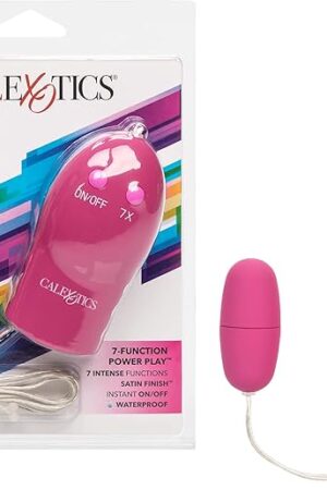 CalExotics Novelties 7 Function Power Play Bullet, Pink