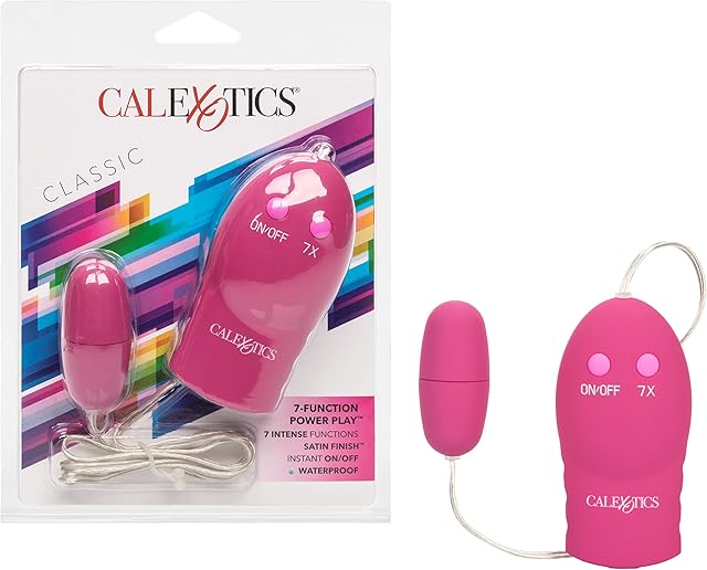 CalExotics Novelties 7 Function Power Play Bullet, Pink