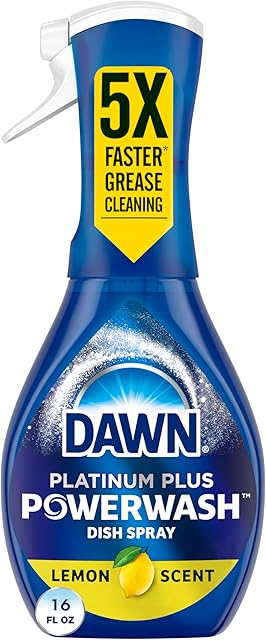 Dawn Powerwash Lemon Dish Spray, Dish Soap Starter Kit, 16 Fl Oz