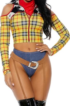 Women's Playtime Sheriff Sexy Cowboy Movie Character Costume