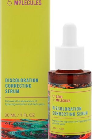 Good Molecules Discoloration Correcting Serum - Tranexamic Acid and Niacinamide Serum to Target Dark Spots and Hyperpigmentation - Skin Care for Face