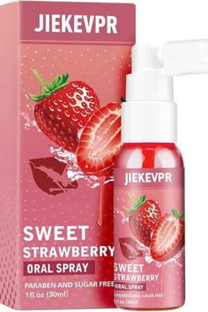 Deep Throat Spray Strawberry Flavored for deep Throating Women Men,1 oz - Relaxes Gag Reflex