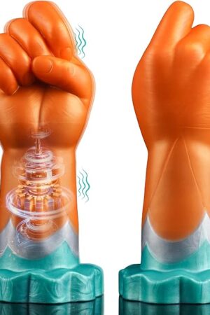 342" Diameter Fist Dildo with 10 Vibration Settings ? Monster Anal Vibrator Huge Hand Dildo for Size Kings & Prostate Play Fans, Thick Anal Dildo Sex Toys for Men Gay Women