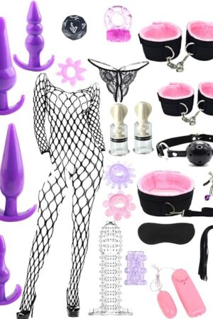 26PCS Anal Plug Set BDSM Restraints Couples Toys for Women Men Sex Toy