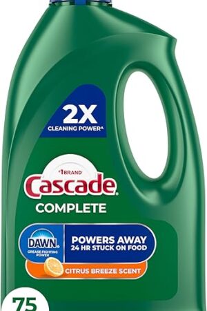 Cascade Complete Gel All-in-1 Dishwasher Detergent - Citrus breeze - 75 oz Packaging May Vary