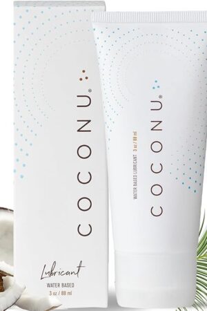 Coconu Water Based Personal Lubricant | Vegan | for Couples, Men, Women and Personal Use | Cruelty Free, Edible, Hypoallergenic | 30 oz
