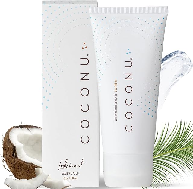 Coconu Water Based Personal Lubricant | Vegan | for Couples, Men, Women and Personal Use | Cruelty Free, Edible, Hypoallergenic | 30 oz