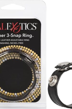 CalExotics Leather 3 Snap Ring
