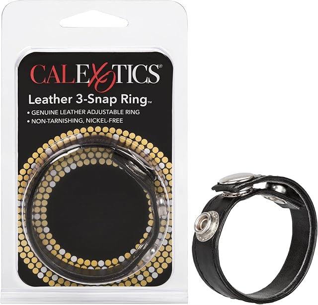 CalExotics Leather 3 Snap Ring