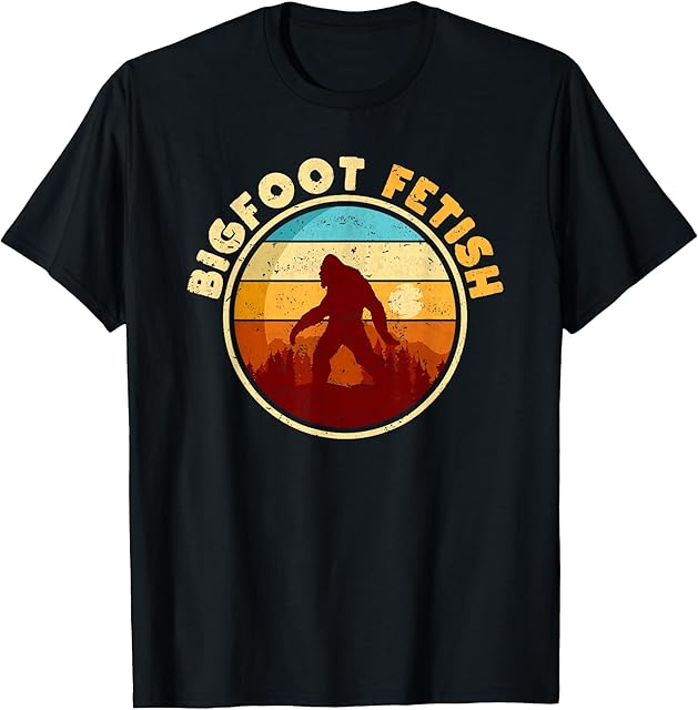 Bigfoot Fetish Vintage Funny Big Foot Humor T-Shirt