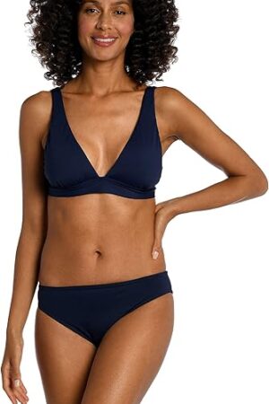 Women's Standard Island Goddess Over The Shoulder Triangle Swimsuit Top