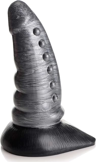 Beastly Tapered Bumpy Silicone Dildo