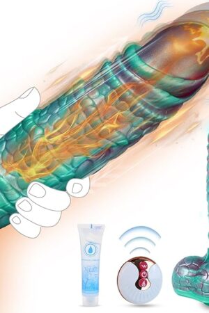 Adults Sex Toys Dildos for Women, 92? Realistic Vibrating & Thrusting Dildos with Heating and Suction Cup for Women G Spot Vagina Anal Sex, Big Thick Silicone Dildos for Men Women Couples Sex Toys