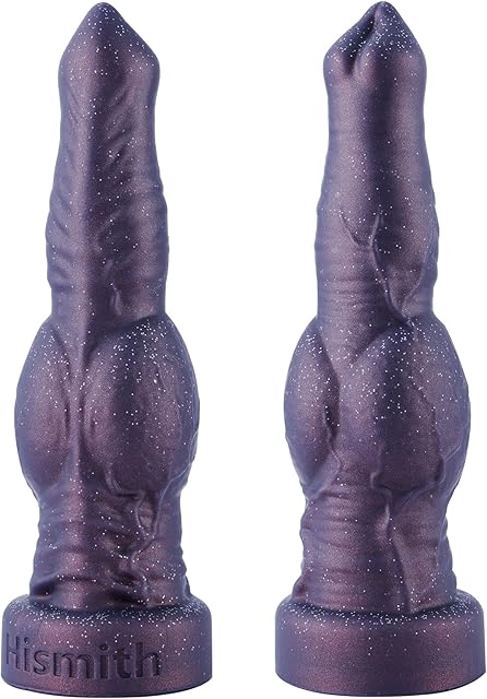 Hismith 85" Silicone Dog Dildo, 75" Insertable Realistic Penis with KlicLok System, Hands-Free Play Soft Sex Toy - Ordinary Series