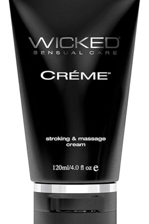 Wicked Sensual Care Wicked Cr?me Masturbation Cream for Men 4 Ounce, Black
