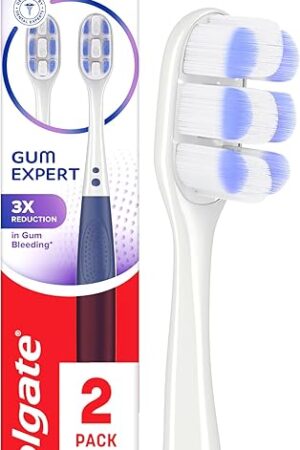 Colgate Ultra Soft Toothbrush Pack, Extra Soft for Sensitive Gums, 2 Pack
