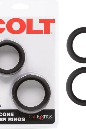 CalExotics Novelties Colt Silicone Super Rings, Black