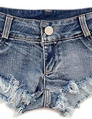 Women's Fashion Sexy Low Waist Denim Shorts Hot Pants Jeans