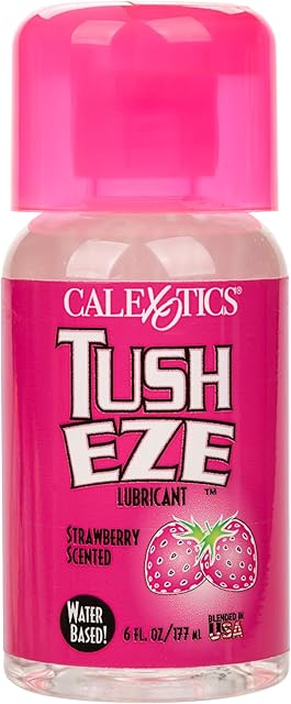 CalExotics Tush Eze Strawberry Scented pH-Friendly and Cruelty-Free Sexual Enhancement - SE-2397-05-1