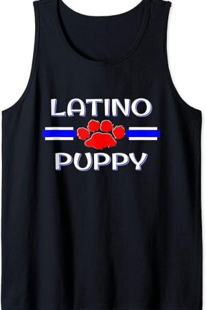 Human Latino Puppy Play Shirt | BDSM Gay Pup Fetish Gift Tank Top