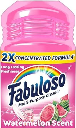 Fabuloso Multi-Purpose Cleaner & Floor Cleaner, 2X Concentrated, Watermelon Scent, 56 fluid ounces