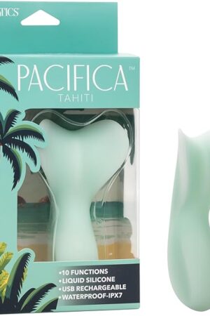 CalExotics Pacifica Tahiti 10 Modes Vibrator for Women with Contoured Design and Waterproof Body Safe Silicone - SE-4210-10-3