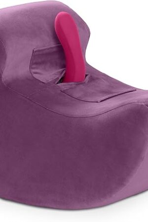 Liberator Pulse Sex Positioning Pillow and Toy Mount, Microvelvet Purple