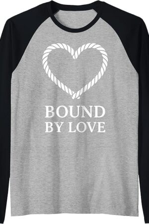 Kinky BDSM Bondage Shibari Rope Fetish Art Raglan Baseball Tee