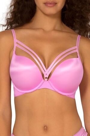 Women's Maximum Cleavage Underwire Push Up Bra Fashion Colors