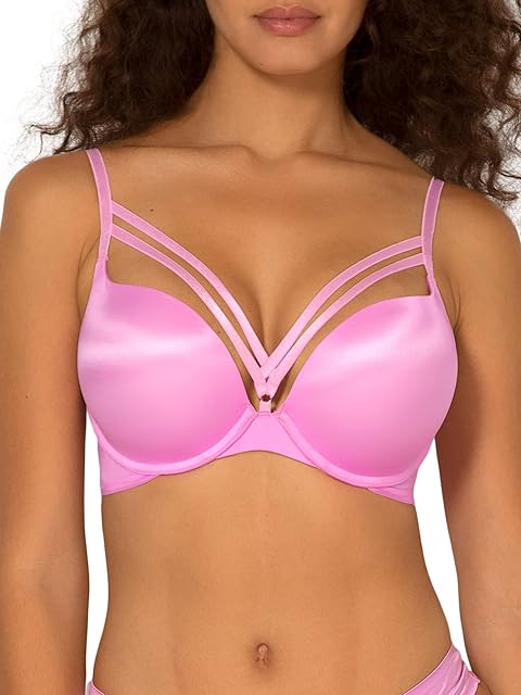 Women's Maximum Cleavage Underwire Push Up Bra Fashion Colors