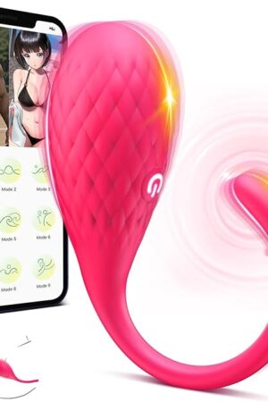 Couples Sex Toys Wearable Vibrator - APP Control Panty Vibrator with 9 Powerful Vibrations for Clitoral Vagina G Spot Anal Stimulation, Quiet & Mini Egg Butterfly Vibrators Adult Sex Toys for Women
